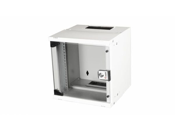 Equip EWM-06-3030-G, Veggmonterbar hylle, 6U, Nøkkellås, 4,58 kg, Grå