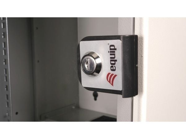 Equip EWM-06-3030-G, Seinäjalusta, 6U, Avainlukko, 4,58 kg, Harmaa