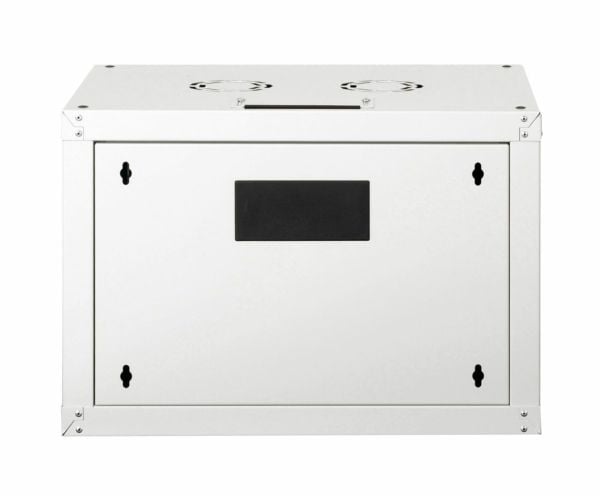 Equip EPM-07-6045-G-CBAA, Veggmonterbar hylle, 7U, Nøkkellås, Rack skinner, 14,5 kg, Lysegrå