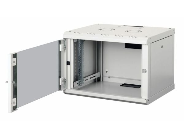 Equip EPM-07-6045-G-CBAA, Veggmonterbar hylle, 7U, Nøkkellås, Rack skinner, 14,5 kg, Lysegrå