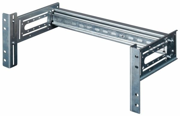 Equip EZR-DIN-4, Rackskinne, Grå, 4U, Tyrkia, 48,3 cm (19"), 485 mm
