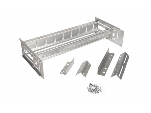 Equip EZR-DIN-4, Rackskinne, Grå, 4U, Tyrkia, 48,3 cm (19"), 485 mm