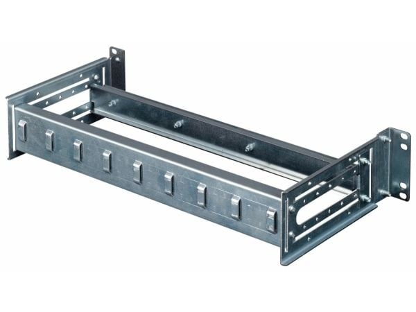 Equip EZR-DIN-4, Rackskinne, Grå, 4U, Tyrkia, 48,3 cm (19"), 485 mm
