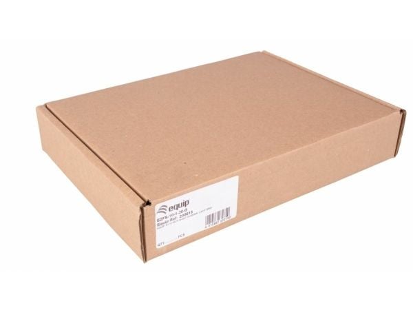Equip EZFS-10-1-20-G, Rackhylle, Lysegrå, 1U, Tyrkia, 25,4 cm (10"), 255 mm