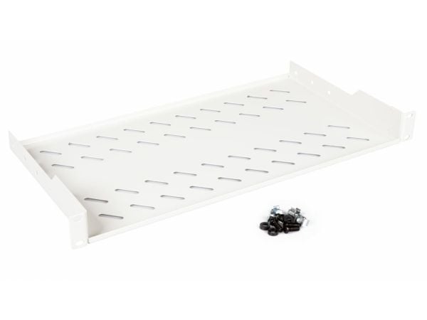 Equip EZFS-19-1-40-G, Rackhylle, Lysegrå, 1U, Åpen, Tyrkia, 485 mm