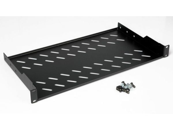 Equip EZFS-19-1-40-B, Rackhylle, Sort, 1U, Tyrkia, 48,3 cm (19"), 485 mm