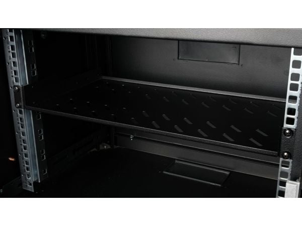 Equip EZFS-19-1-40-B, Rackhylle, Sort, 1U, Tyrkia, 48,3 cm (19"), 485 mm