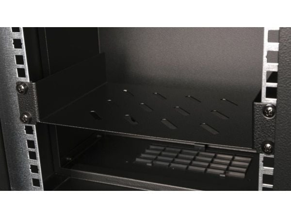 Equip EZFS-10-1-15-B, Rackhylle, Sort, 100 kg, 1U, Tyrkia, 48,3 cm (19")