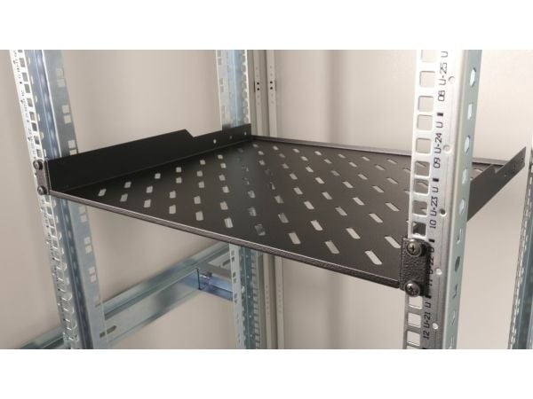 Equip EZFS-19-1-60-B, Rackhylle, Sort, 1U, Tyrkia, 48,3 cm (19"), 482 mm