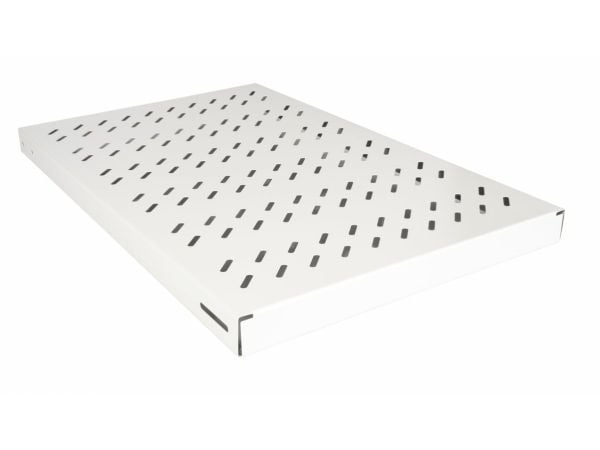 Equip EZVS-19-1-10-G, Rackhylle, Lysegrå, 100 kg, 1U, Tyrkia, 48,3 cm (19")