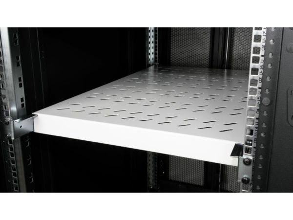 Equip EZVS-19-1-10-G, Rackhylle, Lysegrå, 100 kg, 1U, Tyrkia, 48,3 cm (19")