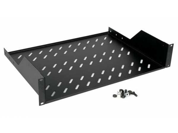 Equip EZFS-19-2-80-B, Rackhylle, Sort, 2U, Tyrkia, 48,3 cm (19"), 482 mm