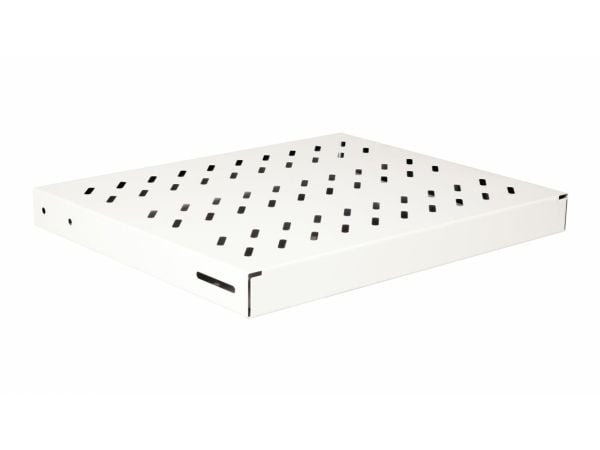 Equip EZVS-19-1-35-G, Rackhylle, Lysegrå, 100 kg, 1U, Tyrkia, 48,3 cm (19")