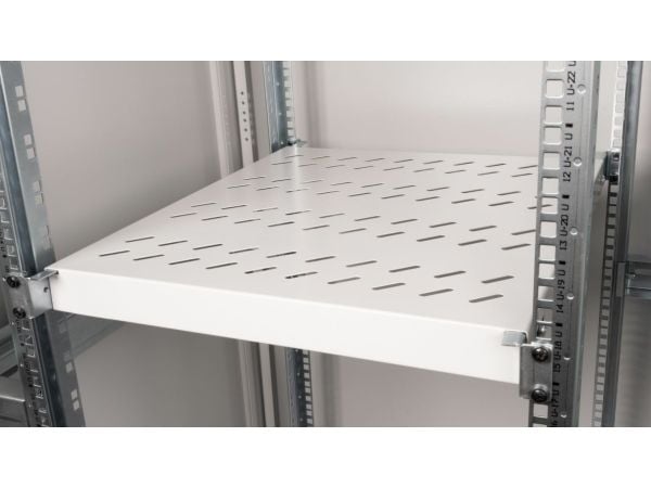 Equip EZVS-19-1-50-G, Rackhylle, Lysegrå, 100 kg, 1U, Tyrkia, 48,3 cm (19")