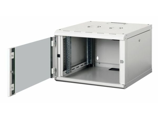 Equip EPM-07-6060-G-CBAA, Veggmonterbar hylle, 7U, Nøkkellås, Rack skinner, 18 kg, Lysegrå