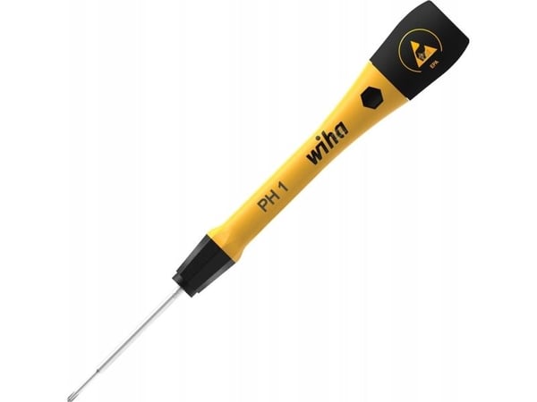 Wiha presisjonsskrujern Picofinish med ESD-isolasjon kryss/Philips, PH1 x 60mm 43678
