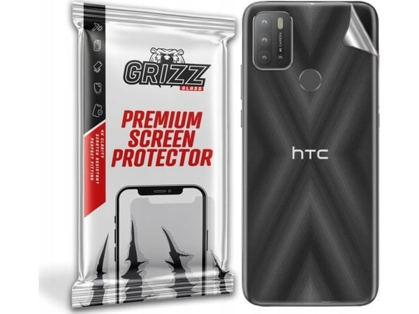 GrizzGlass folie til baksiden Grizz Htc Wildfire E2 Plus