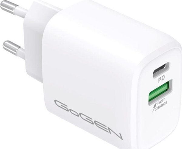 GoGEN lader USB-C PD 20W USB-A 18W (ACHPDQ220W)