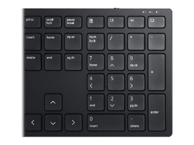 DELL KM5221W, Täysikokoinen (100 %), Langaton, Langaton RF, QWERTY, Musta, Sisältää hiiren