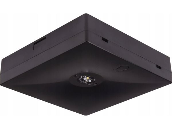 Intelight-turvavalaisin STARLET QUAD LED SO 150 A 1H MT IP20 BLK / INLEWA 92996