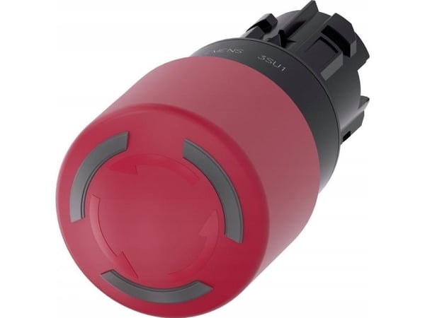 Siemens 3SU1001-1GB20-0AA0 Nødstopstast IP66, IP67, IP69/IP69K 1 kpl 1 kpl