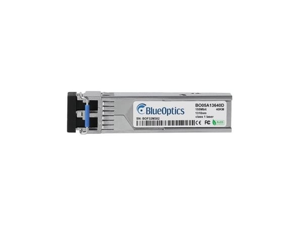 BlueOptics NTTP02ED-CI-BO, Fiber optisk, 155 Mbit/s, SFP, LC, 40000 m, 1310 nm