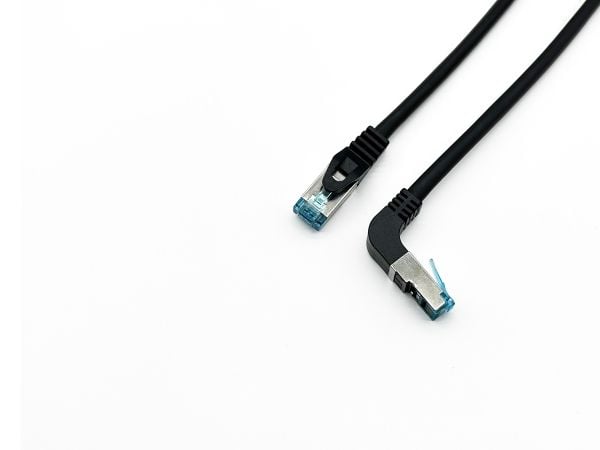 Equip 605890, 1 m, Cat6a, S/FTP (S-STP), RJ-45, RJ-45, Sort