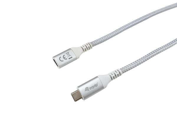 Equip 128375, 0,5 m, USB C, USB C, USB 3.2 Gen 2 (3.1 Gen 2), 10 Gbit/s, Hvit