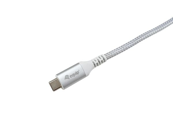 Equip 128375, 0,5 m, USB C, USB C, USB 3.2 Gen 2 (3.1 Gen 2), 10 Gbit/s, Hvit