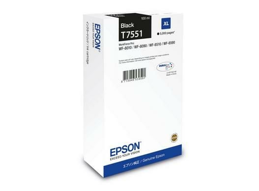 EPSON musta muste 100.0ml WF Pro 8xxx, ''XL''