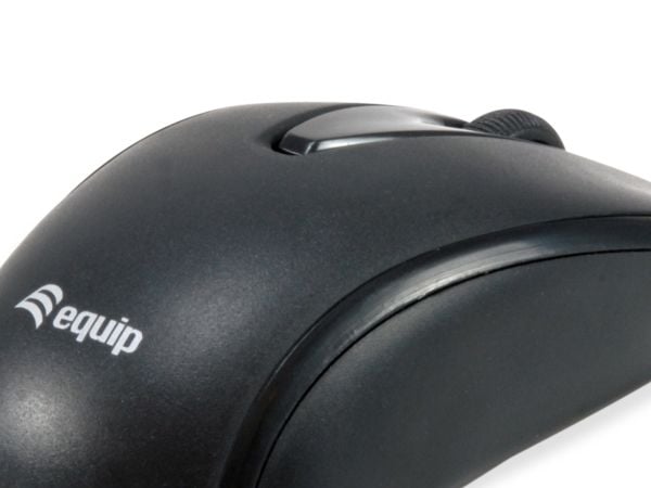 Equip 245116, Molempikätinen, Optinen, USB Type-C, 1200 DPI, musta