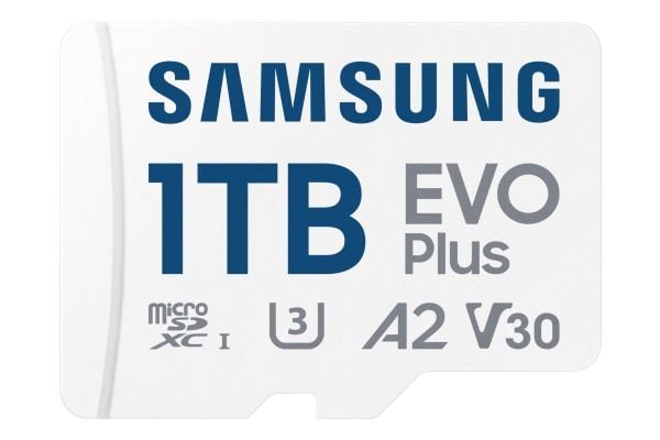 Samsung EVO Plus MB-MC1T0SA - Flashminnekort (microSDXC til SD-adapter inkludert) - 1 TB - A2 / Video Class V30 / UHS-I U3 / Class10 - microSDXC UHS-I