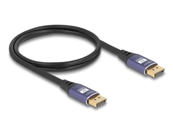 DeLOCK 80602, 3 m, DisplayPort, DisplayPort, Hanstik, Hanstik, 7680 x 4320 piksler