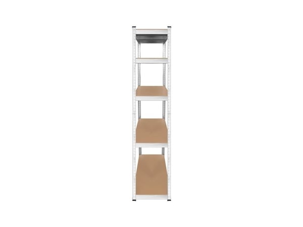 Metallreolskap 175 kg x5 180x90x40 cm Rebel galvanisert uttrekkbar MDF RB-1250
