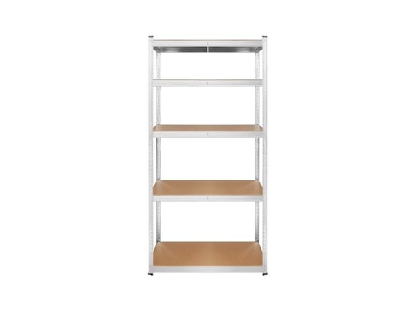 Metallreolskap 175 kg x5 180x90x40 cm Rebel galvanisert uttrekkbar MDF RB-1250
