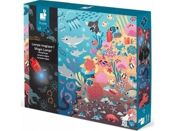 JANOD Ocean Magic Puzzle, Pahvi, Ranska, 650 mm, 2 mm, 500 mm, Laatikko
