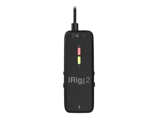 IK Multimedia iRig Pre 2 - Adapter for mikrofongrensesnitt for mikrofon, mobiltelefon, nettbrett