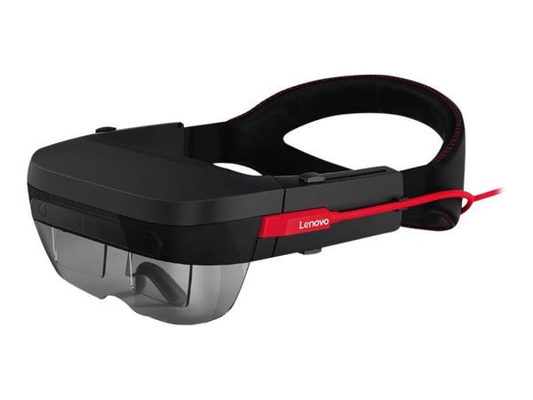 Lenovo ThinkReality A6, Erikoiskypäränäyttö, Musta, 40°, USB Type-C, Qualcomm, Qualcomm Snapdragon