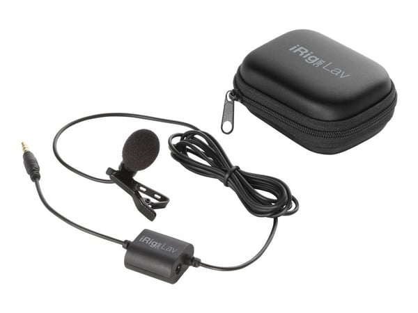 IK Multimedia iRig Mic Lav, Paikoilleen napsautettava mikrofoni, 35 dB, 30 - 16000 Hz, 3%, Langallinen, 3.5 mm (1/8")