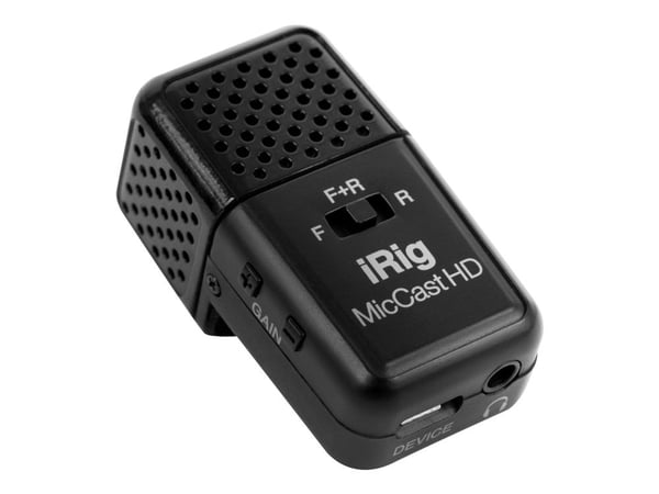 IK Multimedia iRig MIC Cast HD - Creator-sarja - mikrofoni - USB-portti