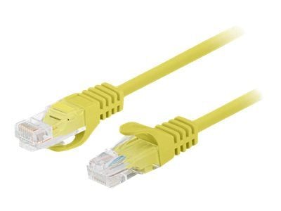 Lanberg - Koblingskabel - RJ-45 (hann) til RJ-45 (hann) - 5.4 mm - UTP - CAT 6 - formstøpt, rund, uten hindringer, flertrådet - gul, RAL 1016 (en p...