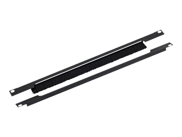 Triton - Rackkabeladgangspanel med børste - 1U - 19"