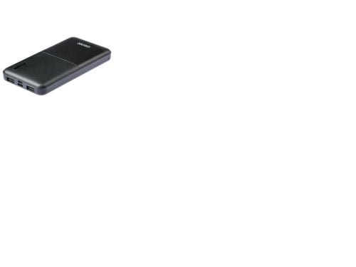 Philips Grixx bærbart batteri, 10000 mAh, med mikro-USB og USB-C, svart Philips Grixx bærbart batteri, 10000 mAh, med mikro-USB og USB-C, svart