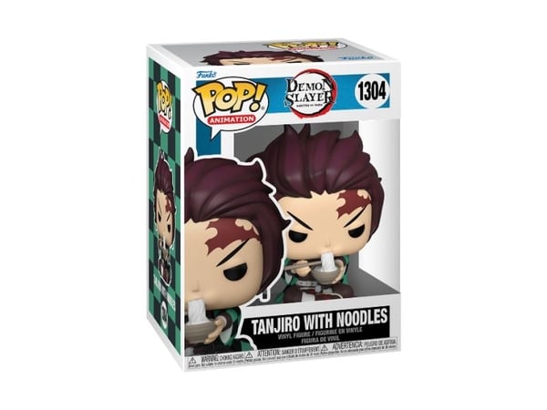 FUNKO POP! Vinylfigur: Demon Slayer – Tanjiro with Noodles, 11,3 cm