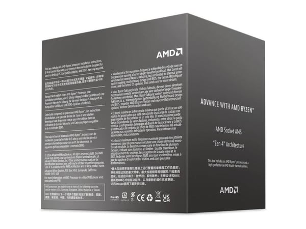 AMD Ryzen 5 8400F - 4.2 GHz - 6-core - 12 trådar - 16 MB cache - Socket AM5 - Box