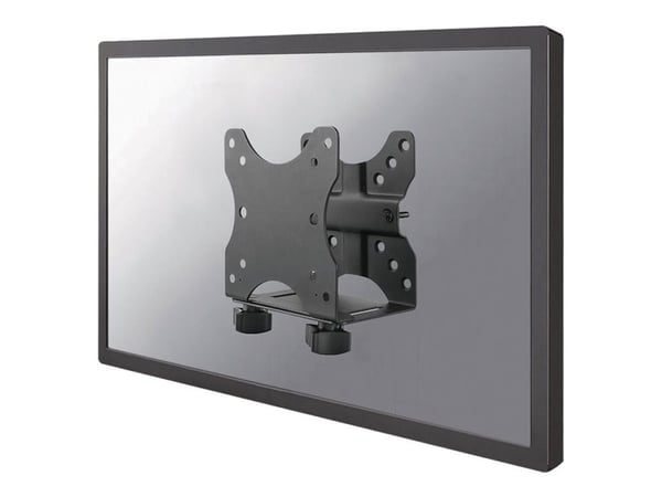 Neomounts NM-TC100BLACK, Näytön jalustaan asennettava keskusyksikköteline, 5 kg, 100 x 100,50 x 50,75 x 75, Musta, Terästä, Kiina