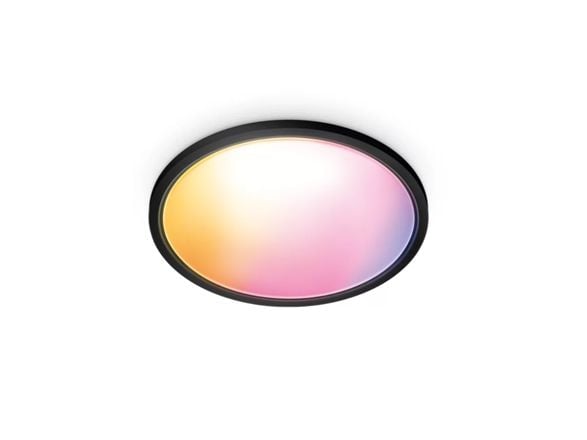 WiZ Super Slim - Taklampe - LED - 32 W - RGB-lys - 2200-6500 K - rund - svart
