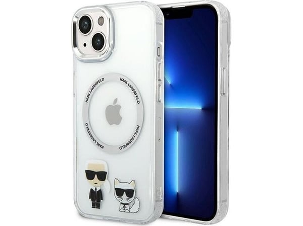Karl Lagerfeld KLACA3SILKCW skydd till AirPods 3 vit silikon Karl & Choupette