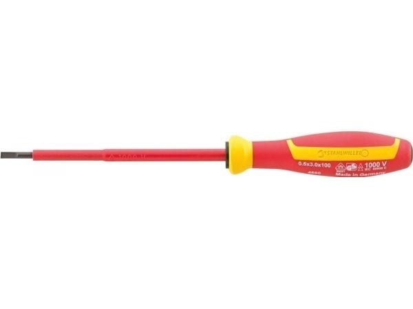 STAHLWILLE 4660 VDE 7 1.2X 8.0X175 SKRURDRIVER MED DRALLHÅNDTAK Cacciavite a