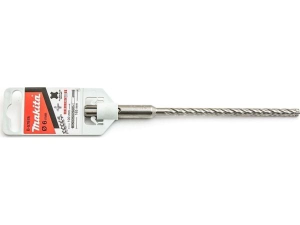 Makita Nemesis II - Bor - for betong, murverk, stein, engineering brick - hammerbit - 6 mm - SDS-plus - lengde: 165 mm - for XGT HR008GM202